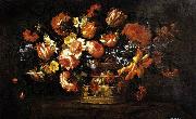 PASSEROTTI, Bartolomeo Basket of Flowers china oil painting reproduction